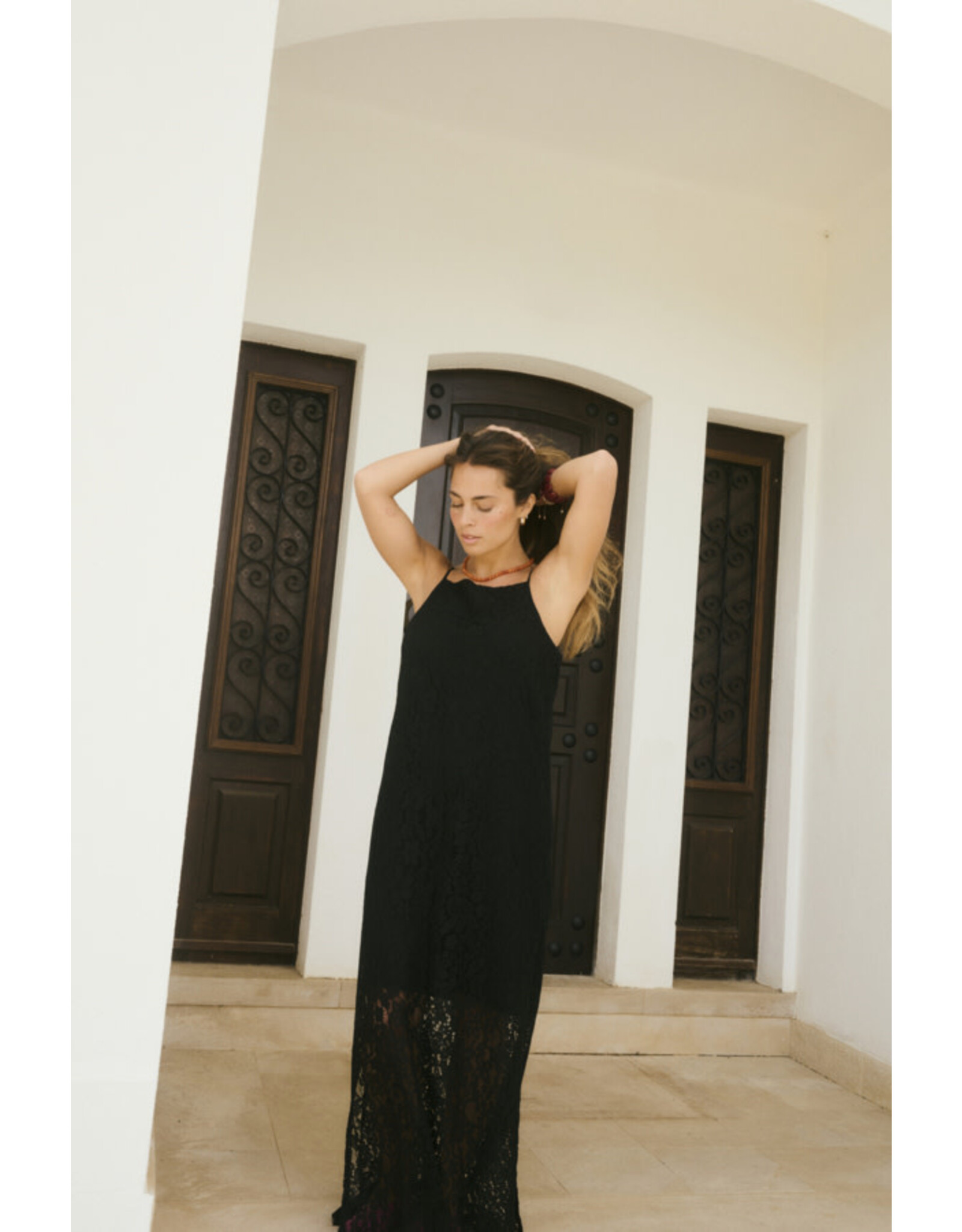 Kaffe Kaffe - Lora Lace Dress (Black Deep)