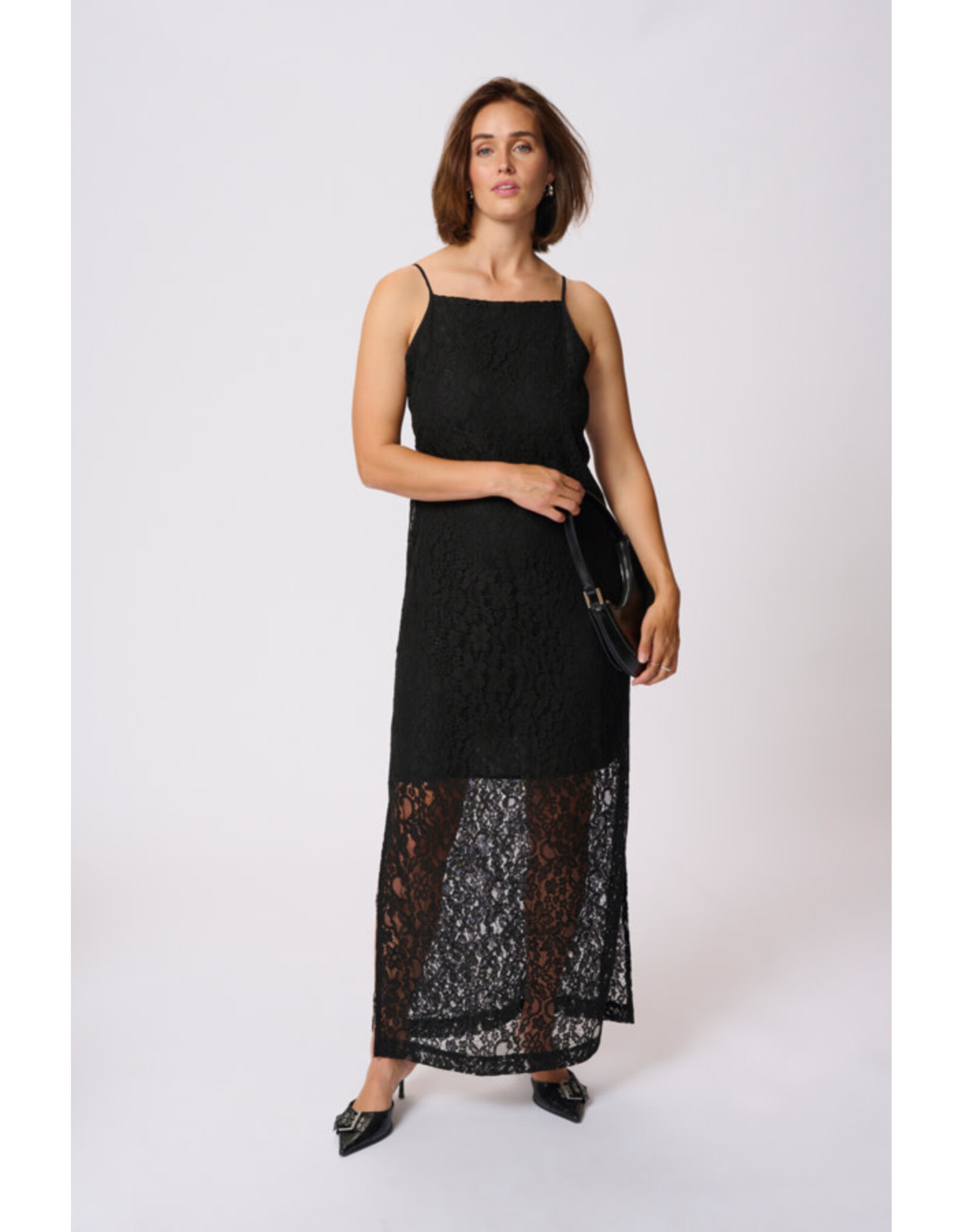 Kaffe Kaffe - Lora Lace Dress (Black Deep)
