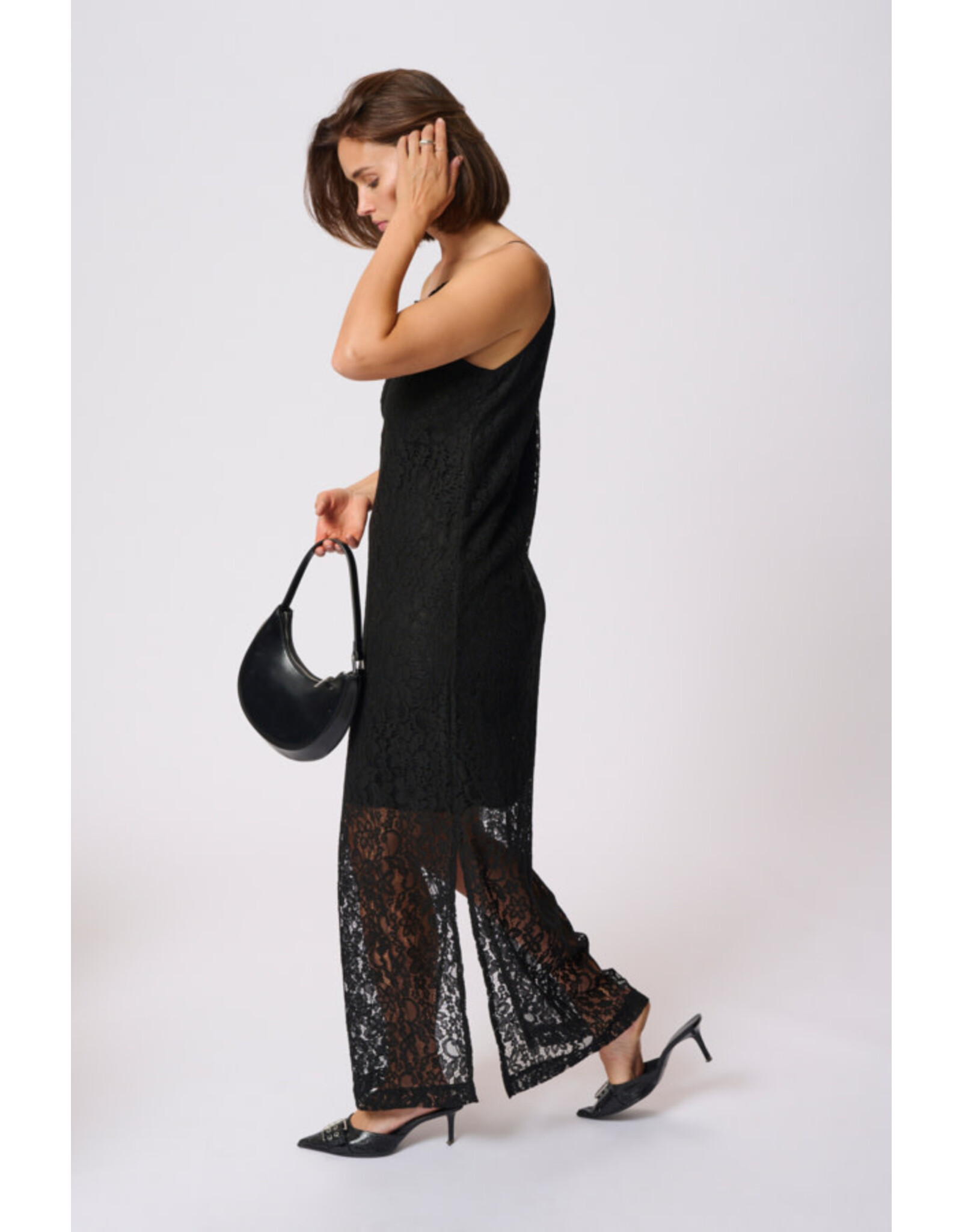 Kaffe Kaffe - Lora Lace Dress (Black Deep)