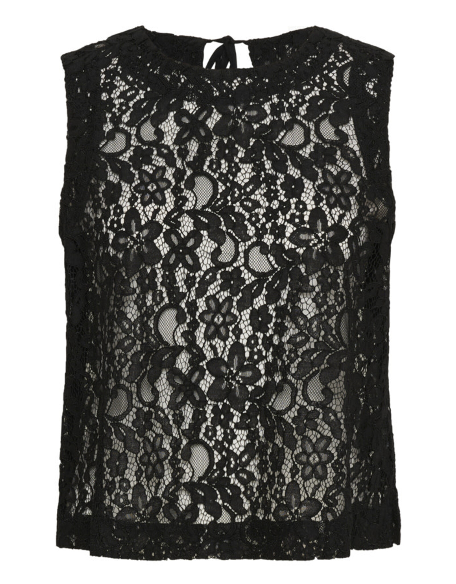 Kaffe Kaffe - Lora Lace Blouse (Black Deep)