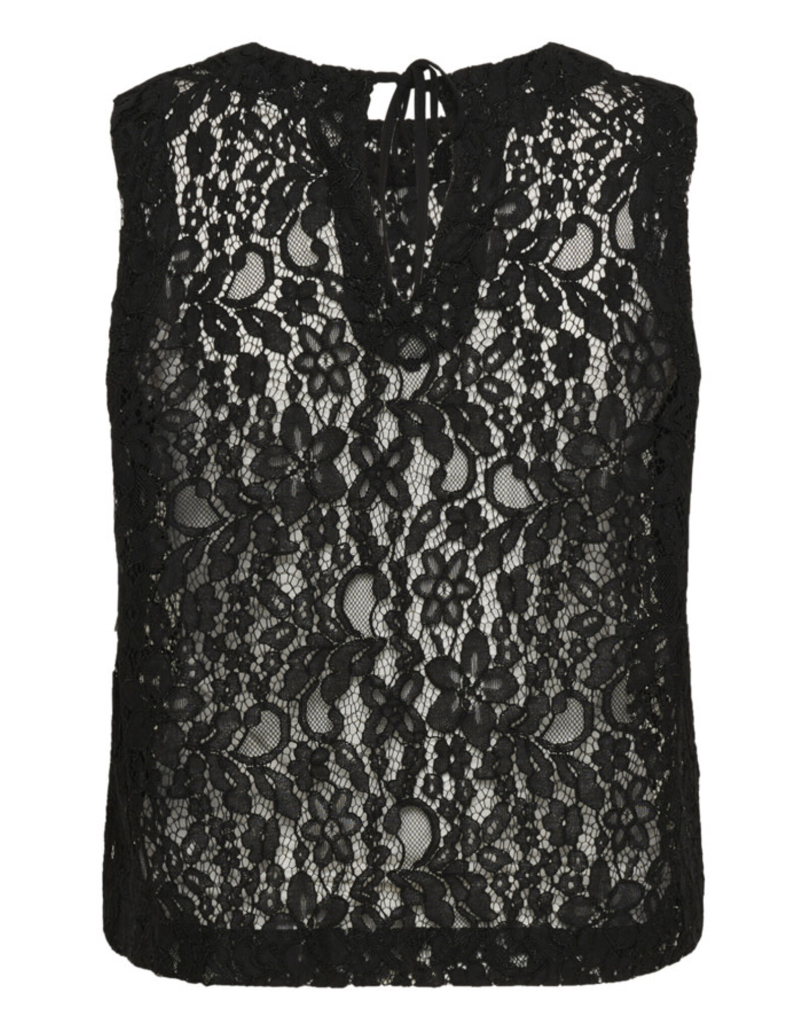 Kaffe Kaffe - Lora Lace Blouse (Black Deep)