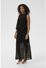 Kaffe Kaffe - Lora Lace Skirt (Black Deep)