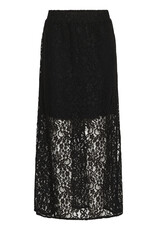 Kaffe Kaffe - Lora Lace Skirt (Black Deep)