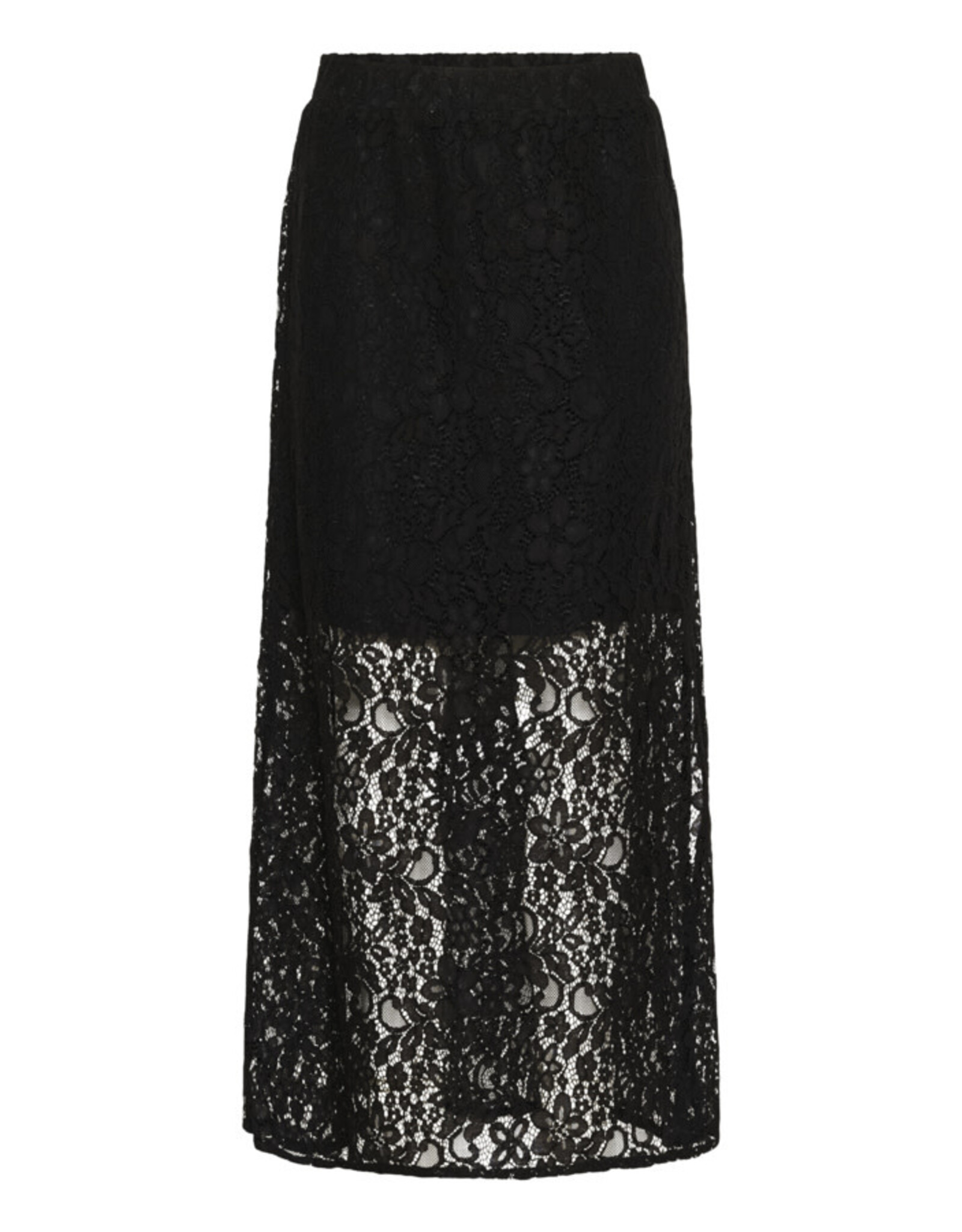 Kaffe Kaffe - Lora Lace Skirt (Black Deep)