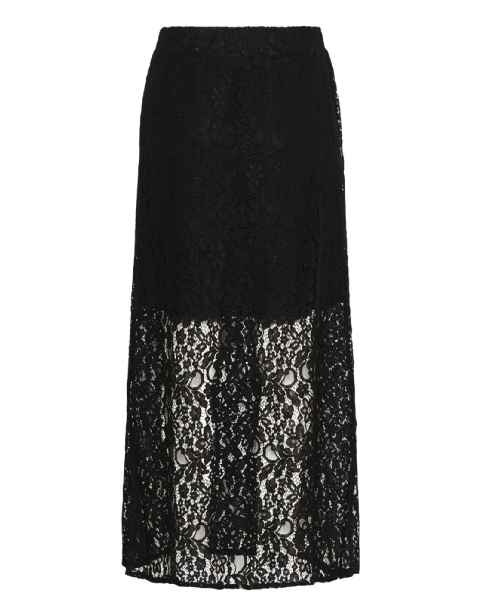 Kaffe Kaffe - Lora Lace Skirt (Black Deep)