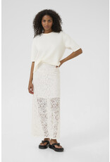 Kaffe Kaffe - Lora Lace Skirt (Chalk)