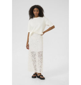 Kaffe Kaffe - Lora Lace Skirt (Chalk)