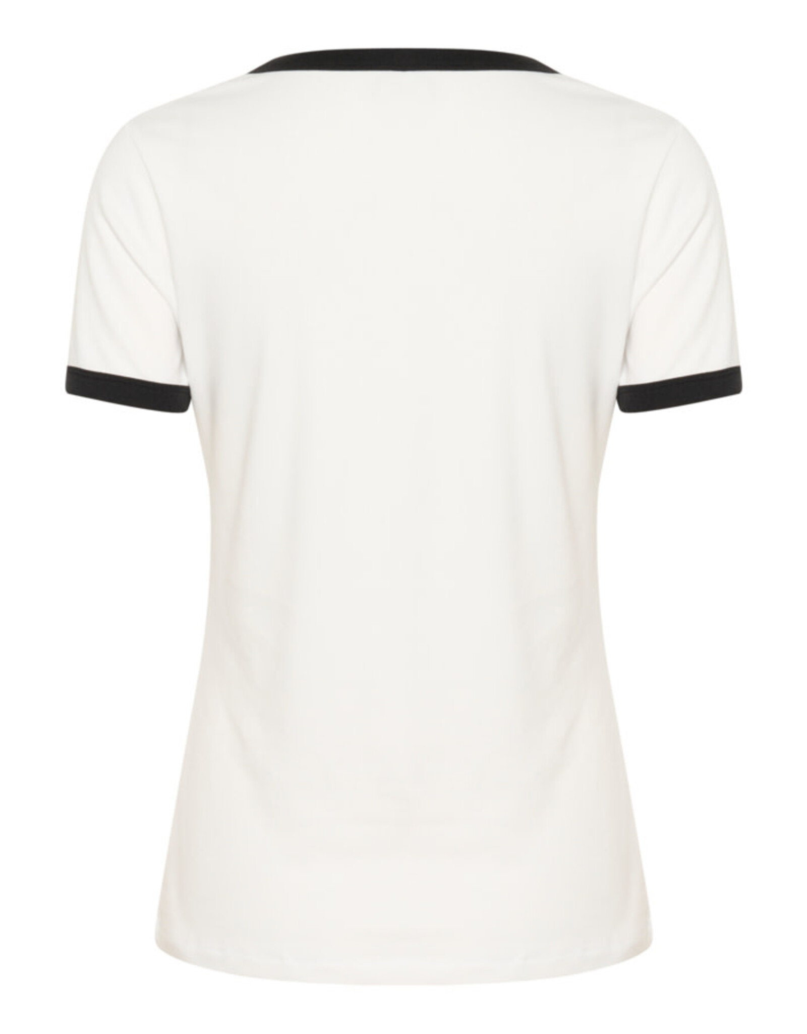 Kaffe Kaffe - Lilian Tee (Chalk / Black Heart)