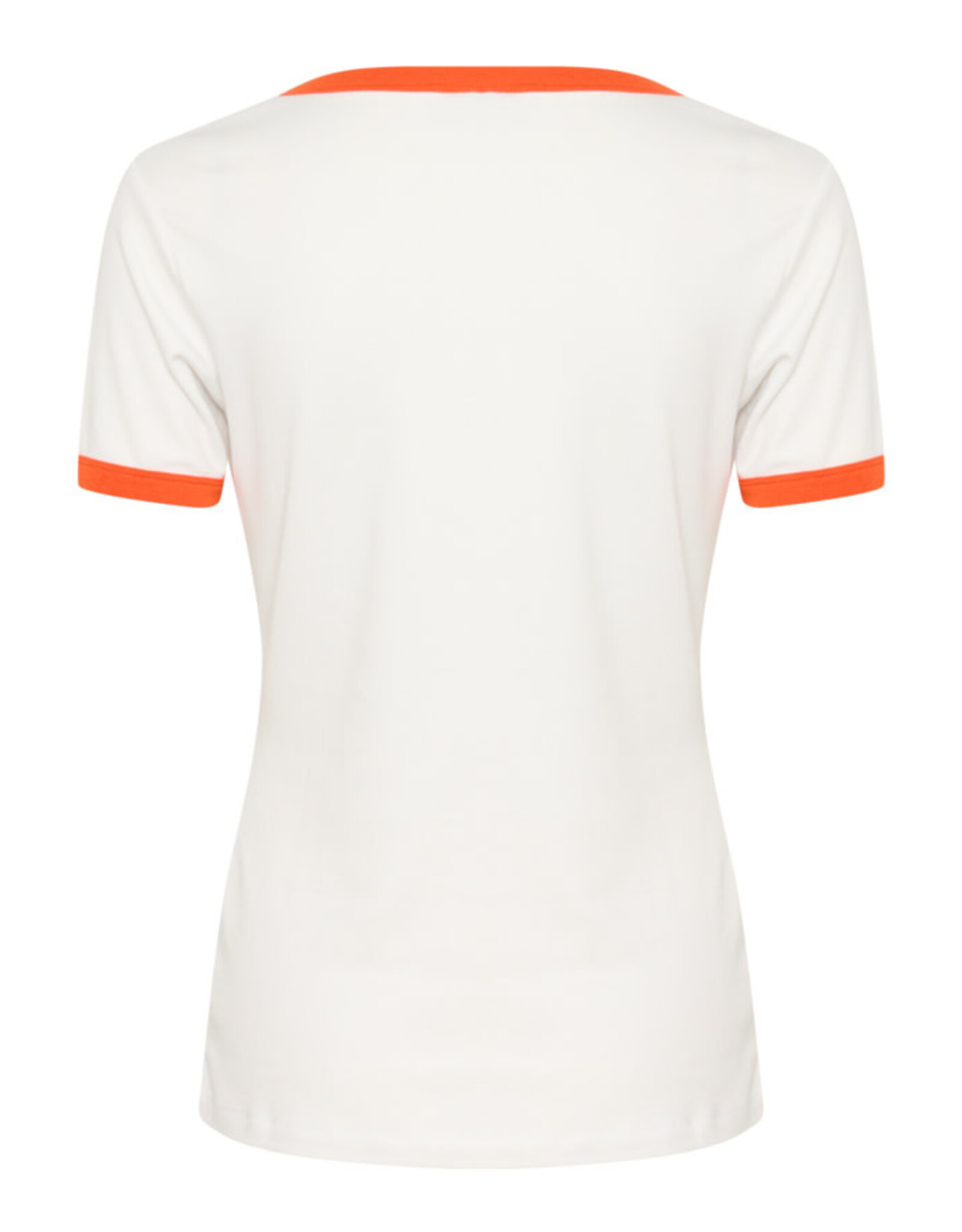 Kaffe Kaffe - Lilian Tee (Chalk / Grenadine)