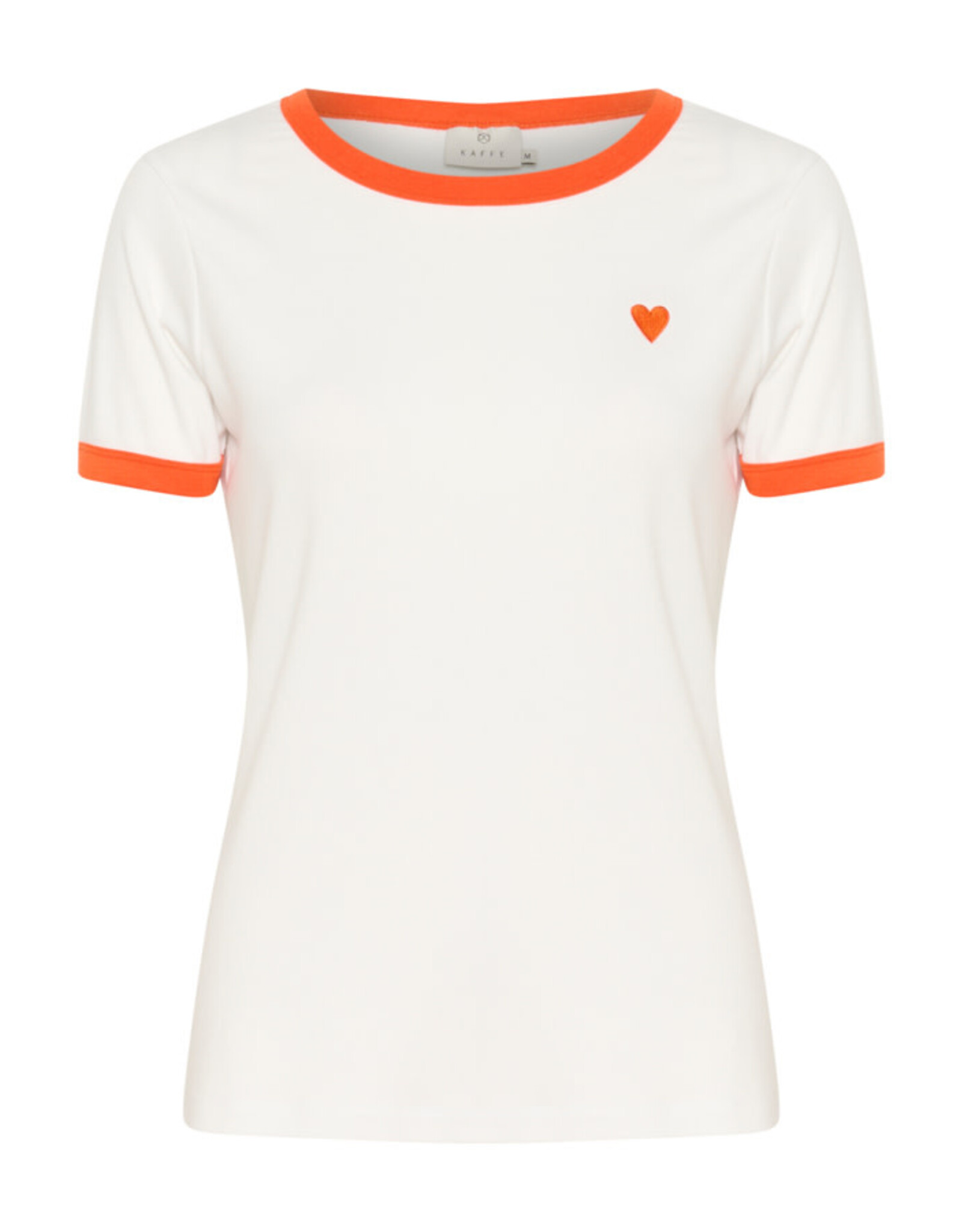 Kaffe Kaffe - Lilian Tee (Chalk / Grenadine)