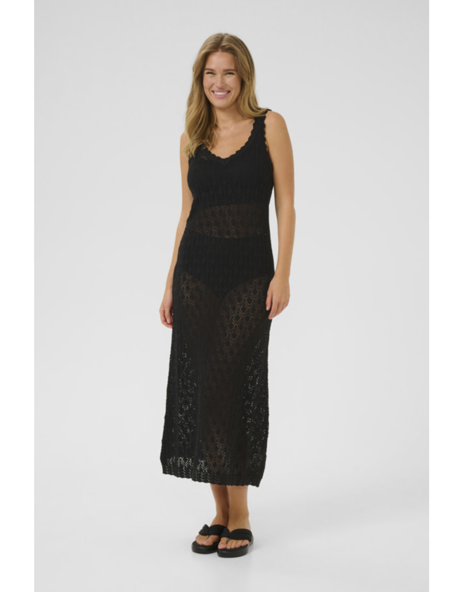 Kaffe Kaffe - Jona Knit Dress (Black Deep)
