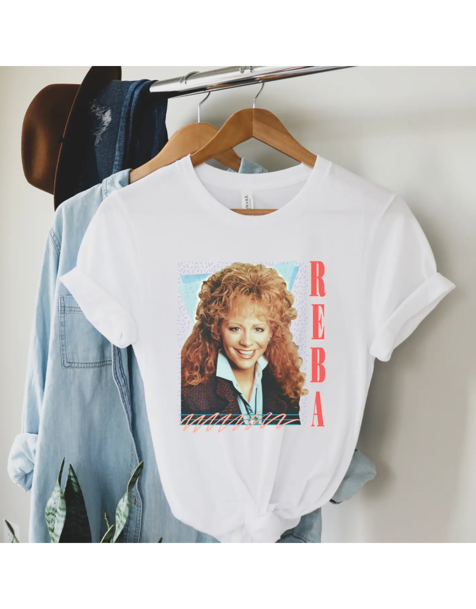 Willow Poppy Reba Graphic Tee (White)