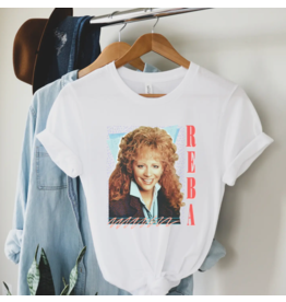 Willow Poppy Reba Graphic Tee (White)