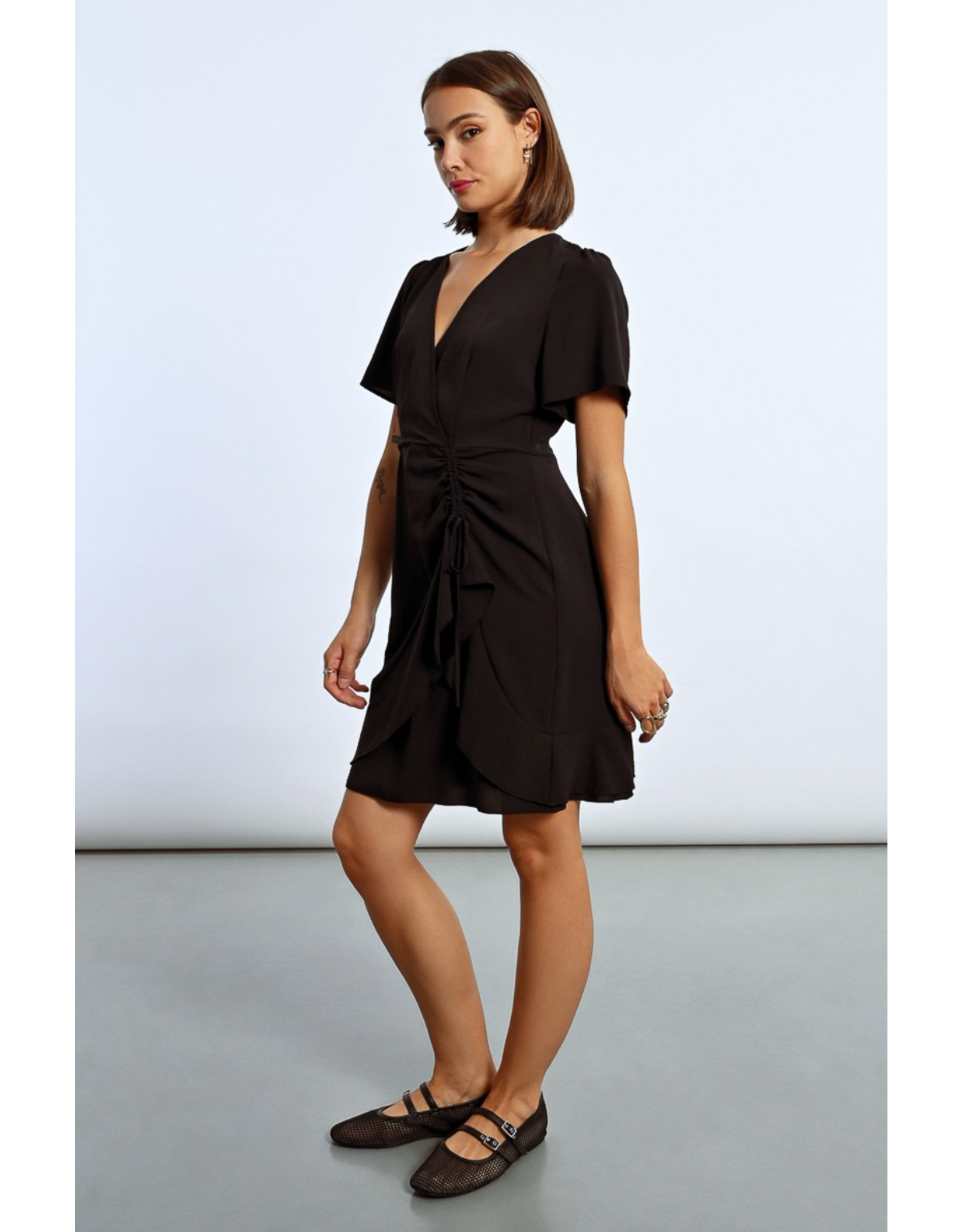 Molly Bracken Molly Bracken - Wrap Dress (Black)