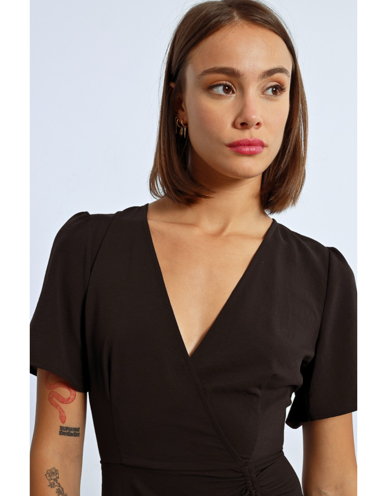 Molly Bracken Molly Bracken - Wrap Dress (Black)