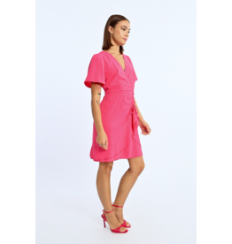 Molly Bracken Molly Bracken - Wrap Dress (Fuschia)