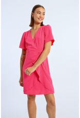 Molly Bracken Molly Bracken - Wrap Dress (Fuschia)