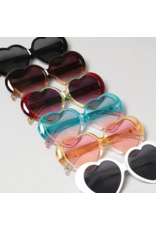 Fashion City Heart Shaped Frame Sunglasses (Assorted Colours)