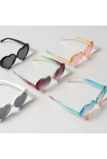 Fashion City Heart Shaped Frame Sunglasses (Assorted Colours)
