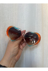 Fashion City Heart Shaped Frame Sunglasses (Assorted Colours)