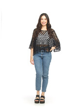 Papillon Papillon - Crochet Lace Pullover (Black)
