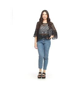 Papillon Papillon - Crochet Lace Pullover (Black)