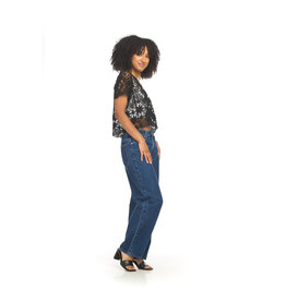 Papillon Papillon - Short Sleeve Crochet Cardigan (Black)