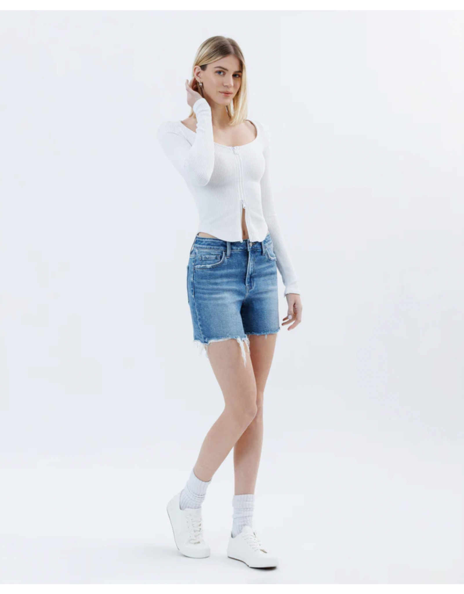 VERVET VERVET - Jayde High Rise Boyfriend Short (Open minded)