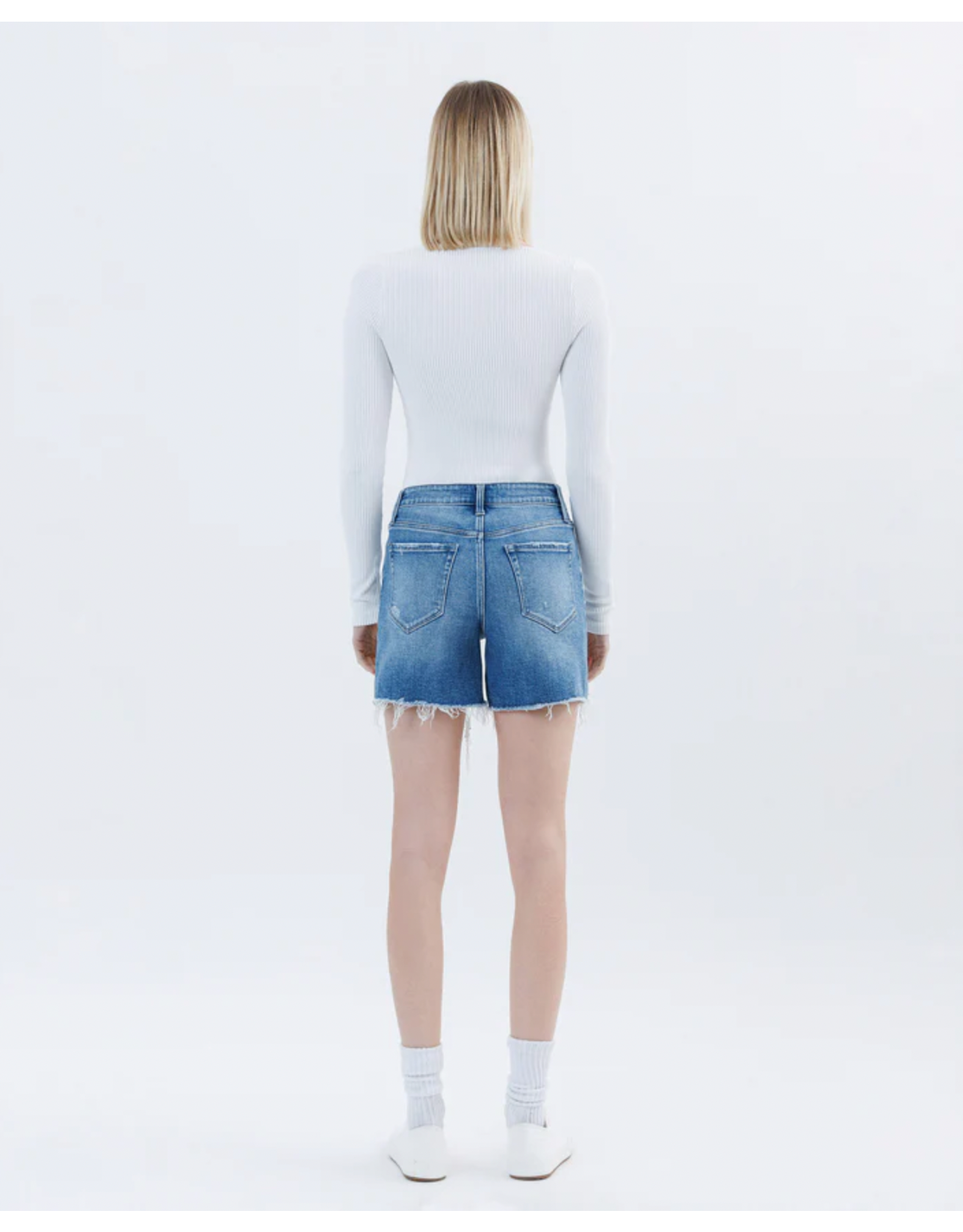 VERVET VERVET - Jayde High Rise Boyfriend Short (Open minded)