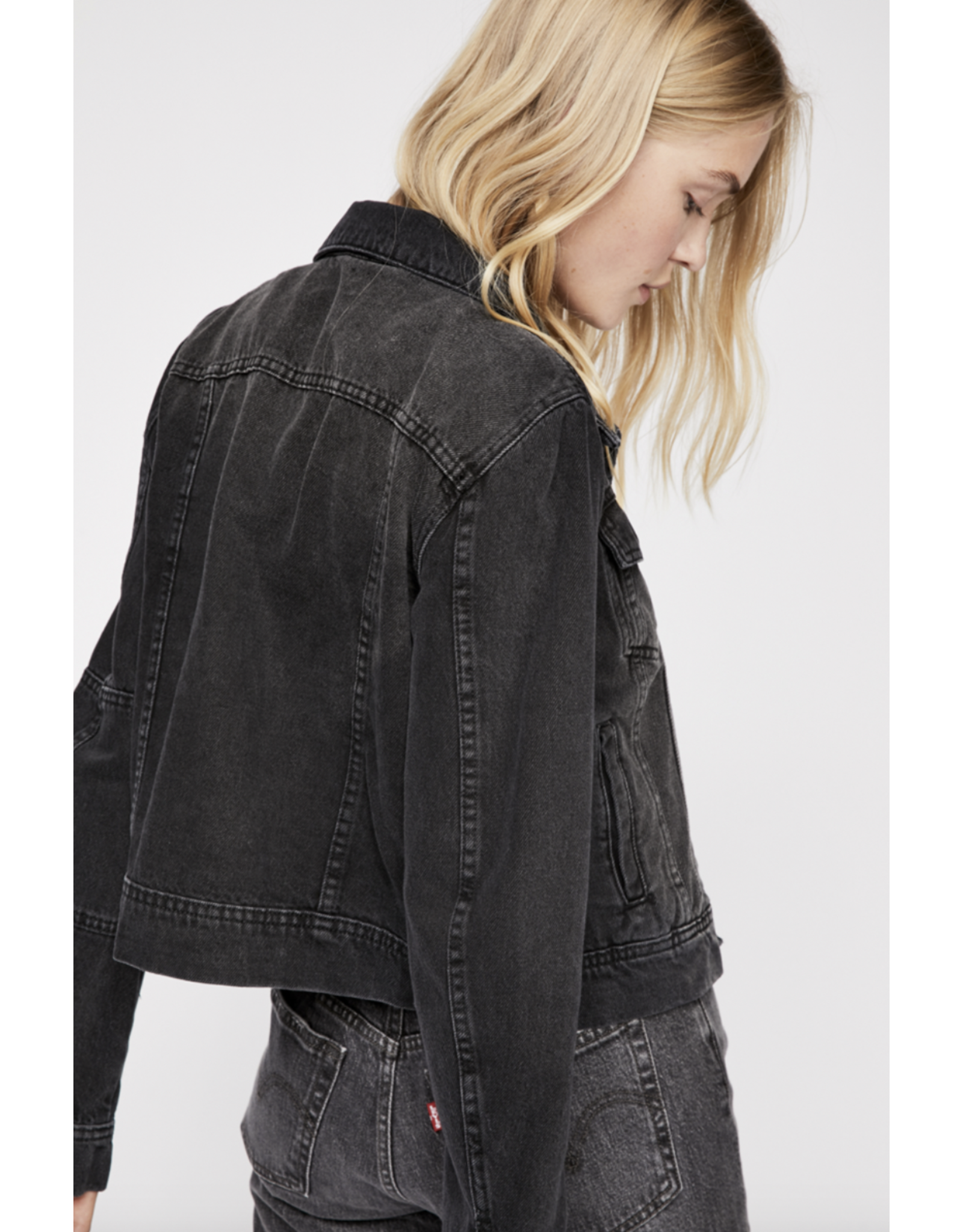 Free people Free People - Rumours Denim Jacket (Black)