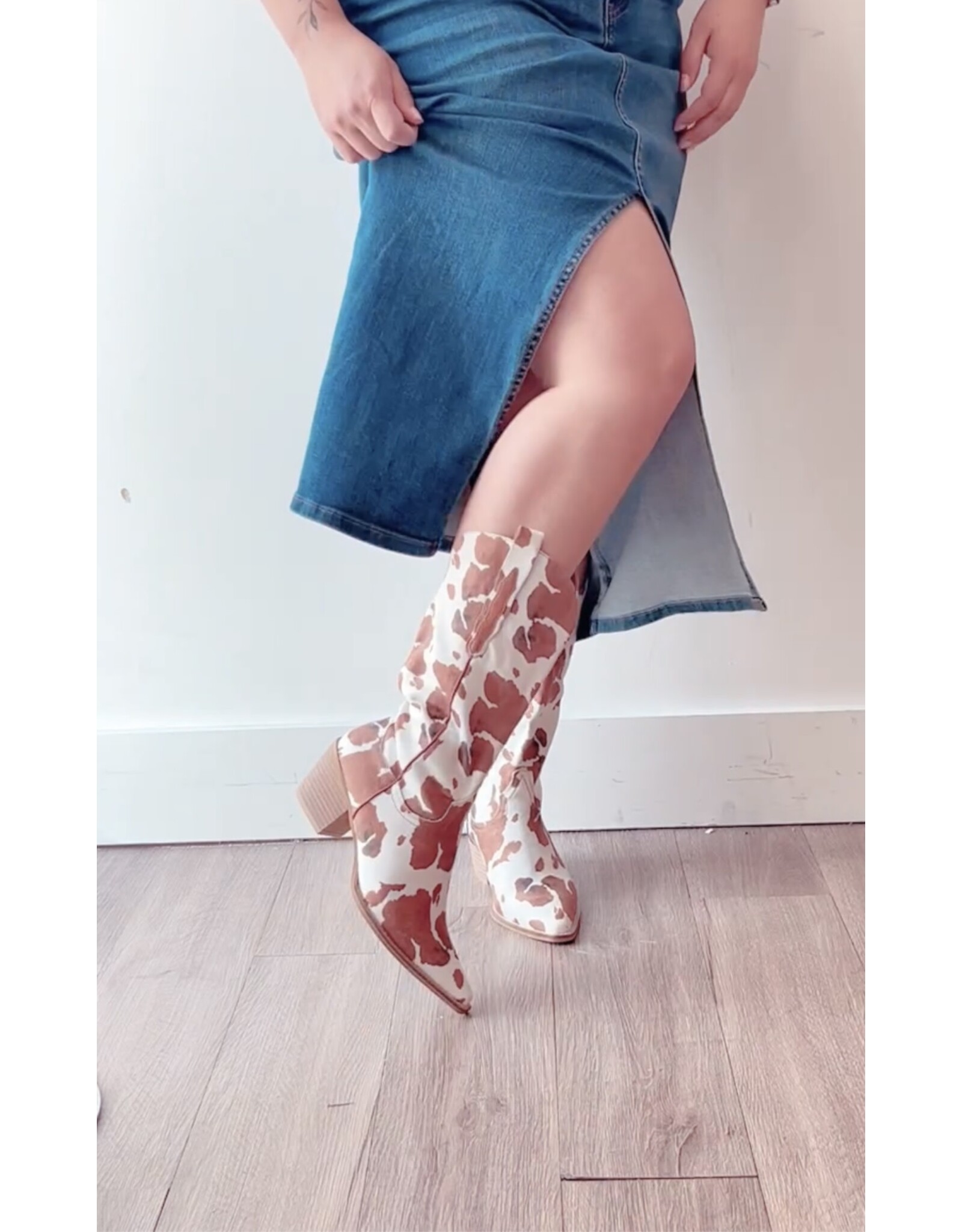 SOTD Hanan western boot (cow print)