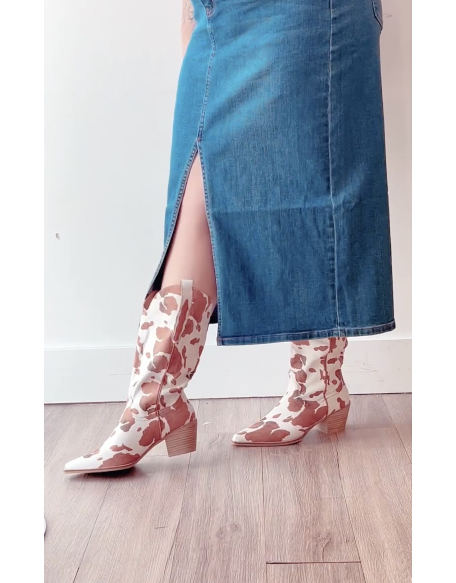 SOTD Hanan western boot (cow print)