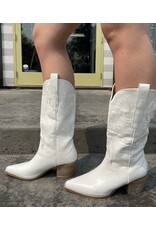 SOTD Hanan western boot (white)