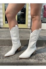 SOTD Hanan western boot (white)
