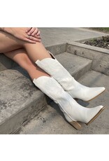 SOTD Hanan western boot (white)