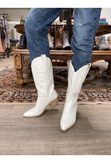SOTD Hanan western boot (white)