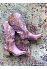 Let's See Style Hanan western boot (Pink metallic)
