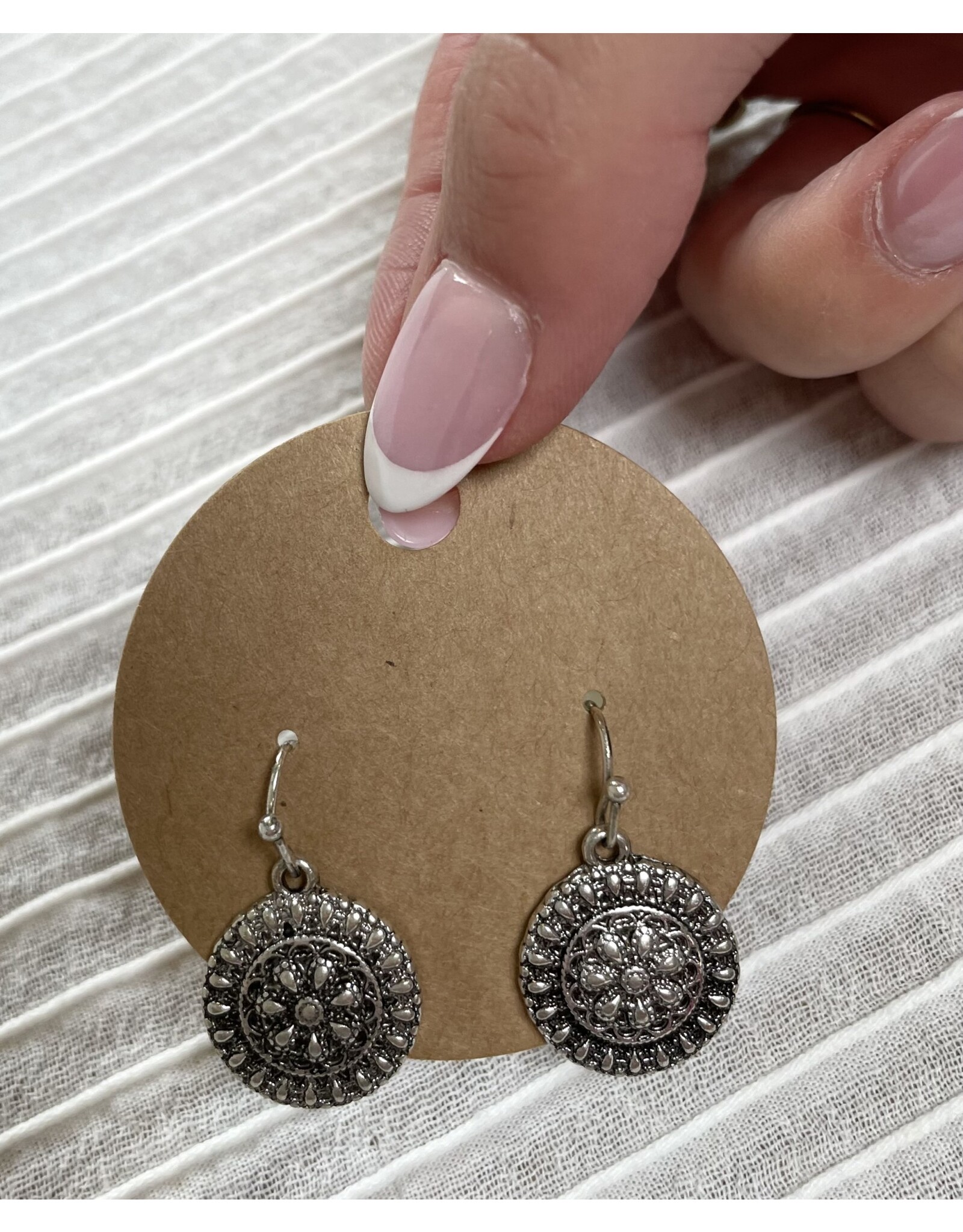 Blandice Western disc dangle earrings