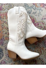 Qupid Vaca - Pearl western boot