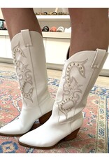 Qupid Vaca - Pearl western boot
