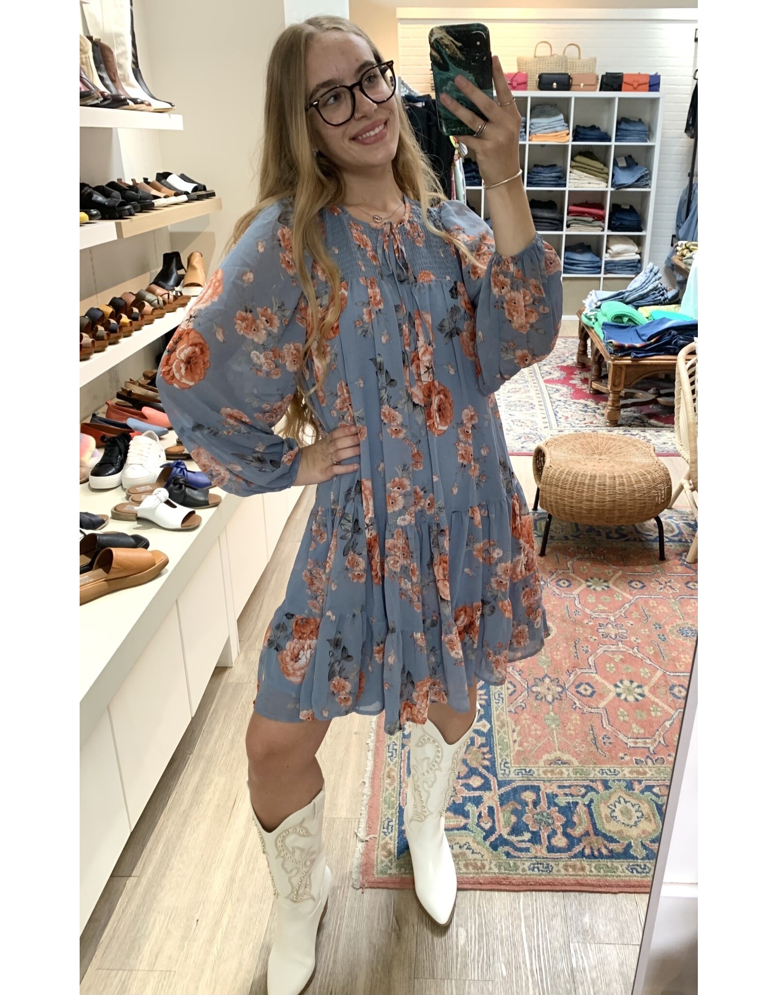 Qupid Vaca - Pearl western boot