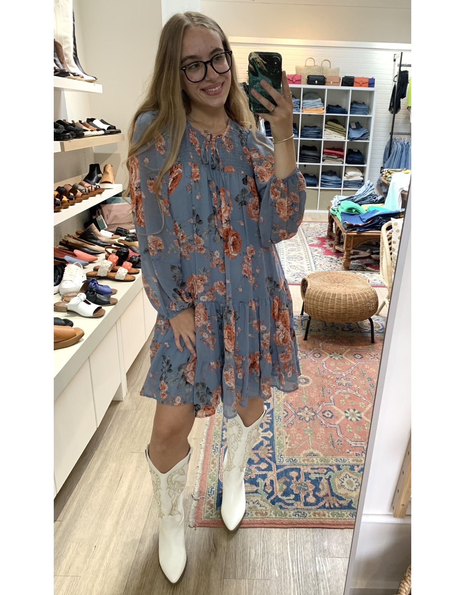 Qupid Vaca - Pearl western boot