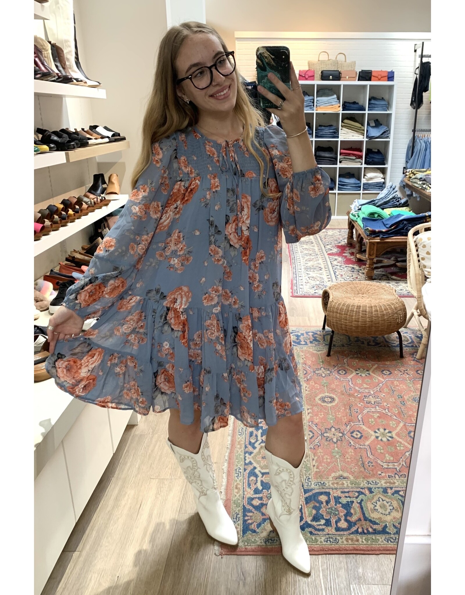 Qupid Vaca - Pearl western boot