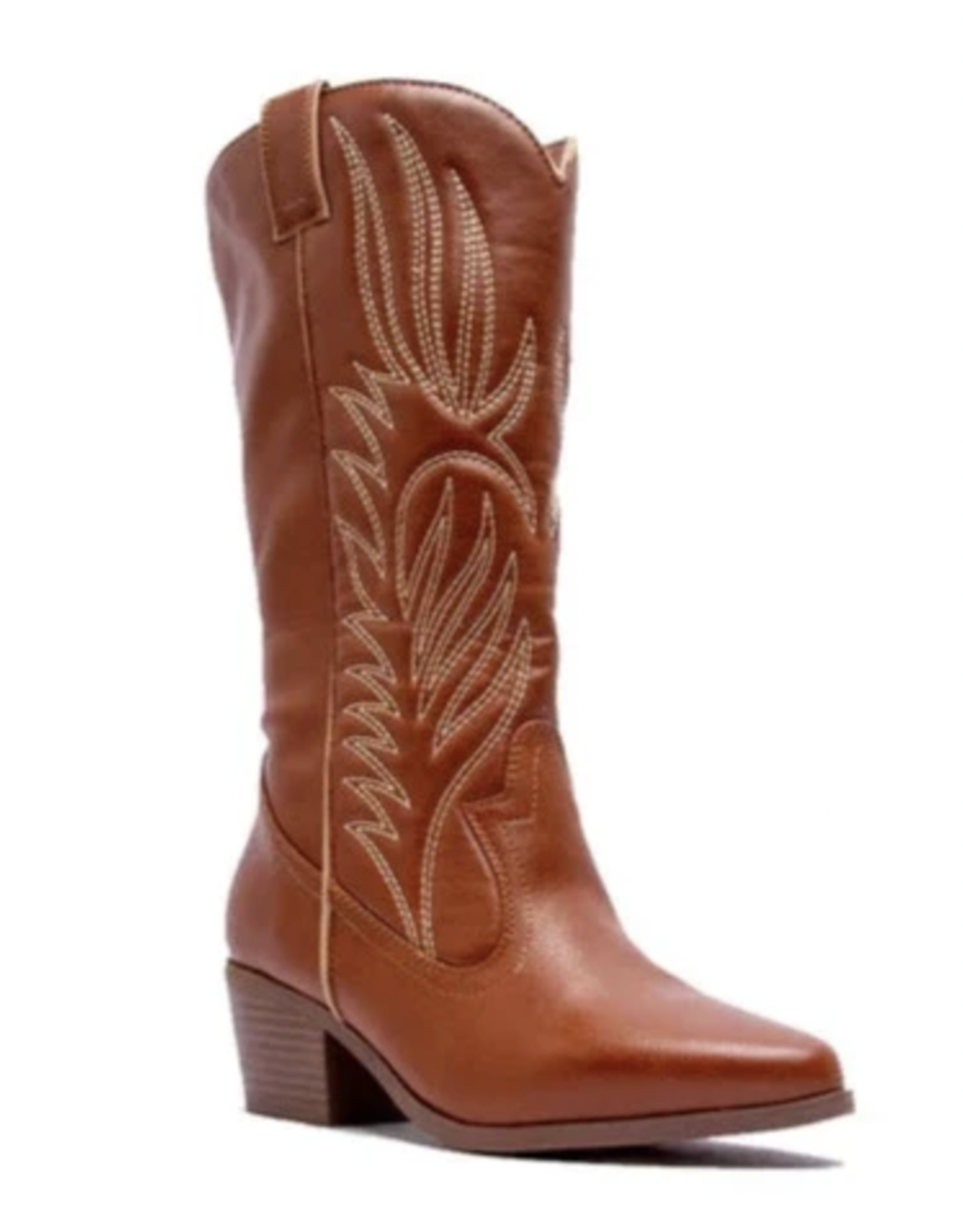 Qupid Montana western boot (Camel Crinkle)
