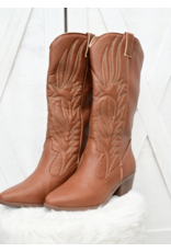 Qupid Montana western boot (Camel Crinkle)