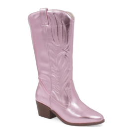 Qupid Montana western boot (Pink Crinkle)