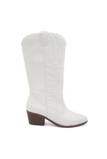 Qupid Montana western boot (White Crinkle)