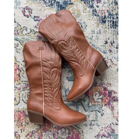 Qupid Montana western boot (chestnut)