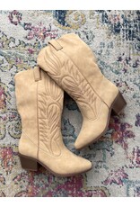 Qupid Montana western boot (Tan Nubuck)
