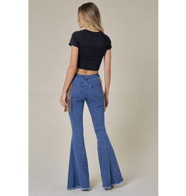 Saints & Hearts Saints & Hearts - Flare jeans with hip fringe